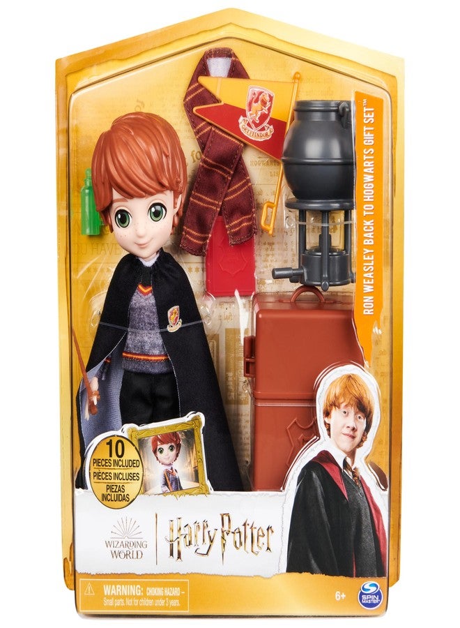 Wizarding World Harry Potter, 8-inch Ron Weasley Doll 12-Piece Back to Hogwarts Gift Set with Doll Accessories, Kids Toys for Ages 6 and up - Image 2